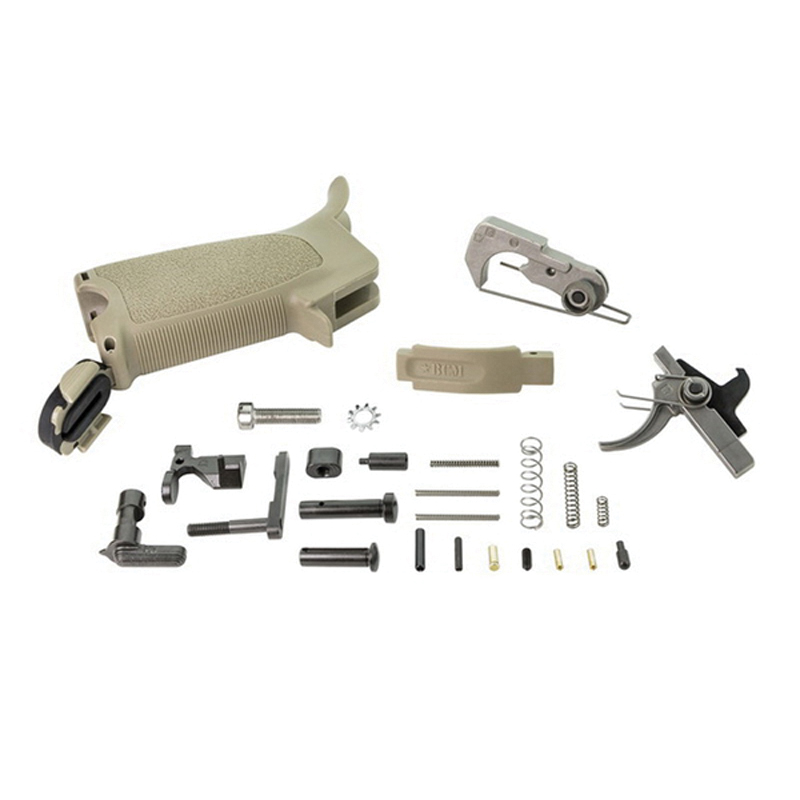 BCMGunfighter Enhanced AR-15 Lower Parts Kit, FDE - ELPKFDE