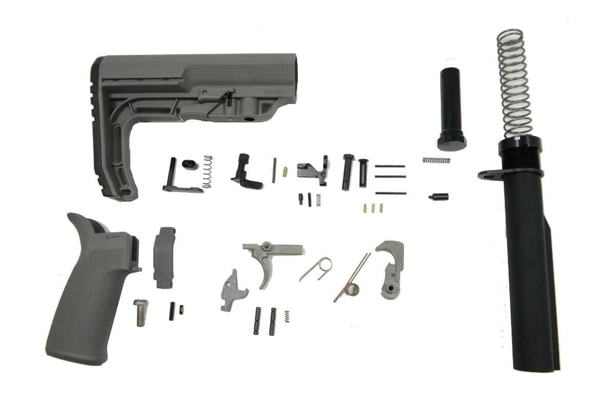 PSA MFT Minimalist EPT Lower Build Kit, Gray - Palmetto State Armory