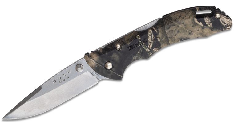 Buck Bantum Blw Folding Knife Mossy Oak Country Camo