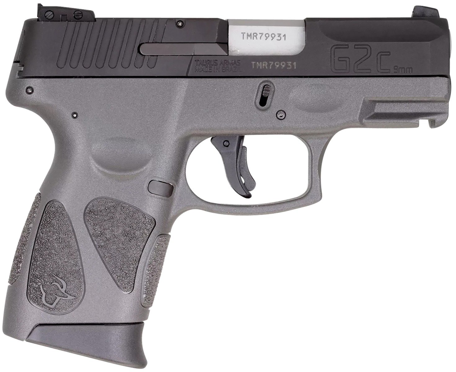 Taurus G2C 12rd 3.2" 9mm Pistol, Black/Gray - 1-G2C931-12G - Taurus