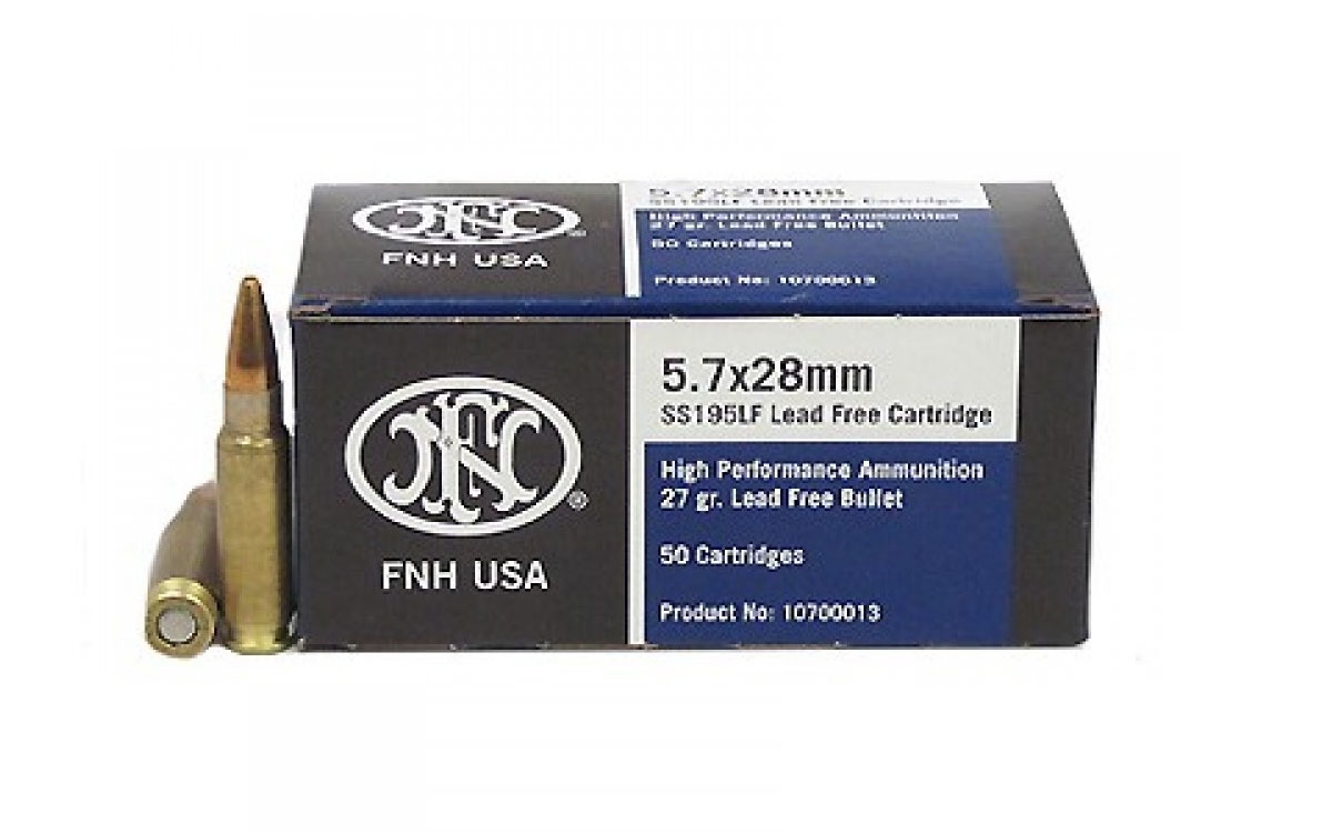 FN 5.7x28 Ammo 27 Gr HP Lead-Free, 50rds - SS195LF