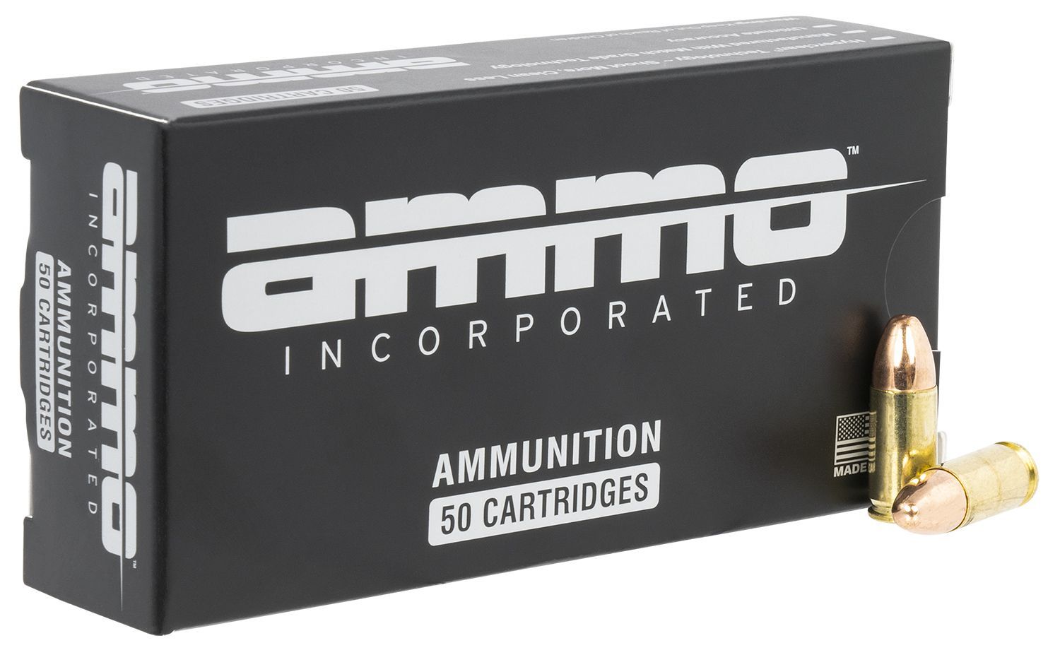 Ammo Inc 9mm 135gr 50rds - 9135FMJ-A50