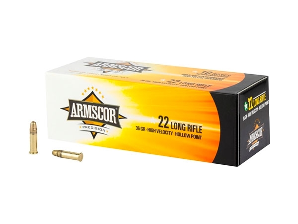 Armscor 36gr High Velocity HP 22LR Ammo, 50rd - 50015PH - Armscor