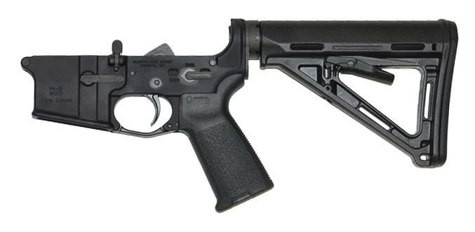 BLEM PSA AR-15 Complete MOE Stealth Lower, Black - Palmetto State Armory