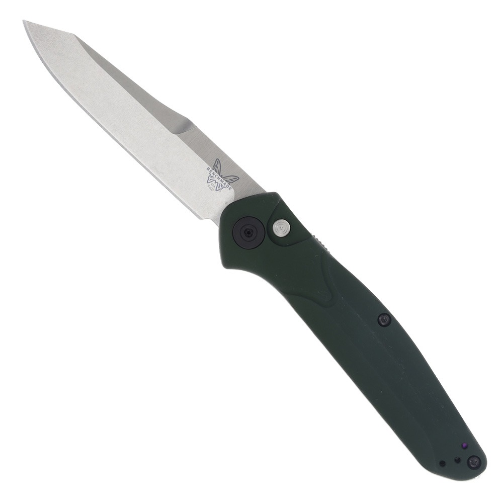 Benchmade Osborne Auto Folding Knife, Green - 9400