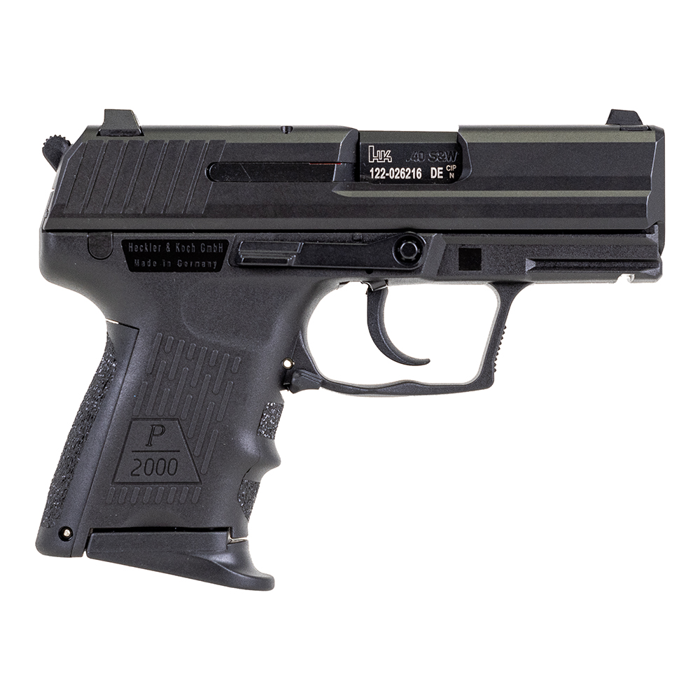 HK P2000SK V3 DA/SA .40 S&W Pistol, Black - 81000059 - H&K