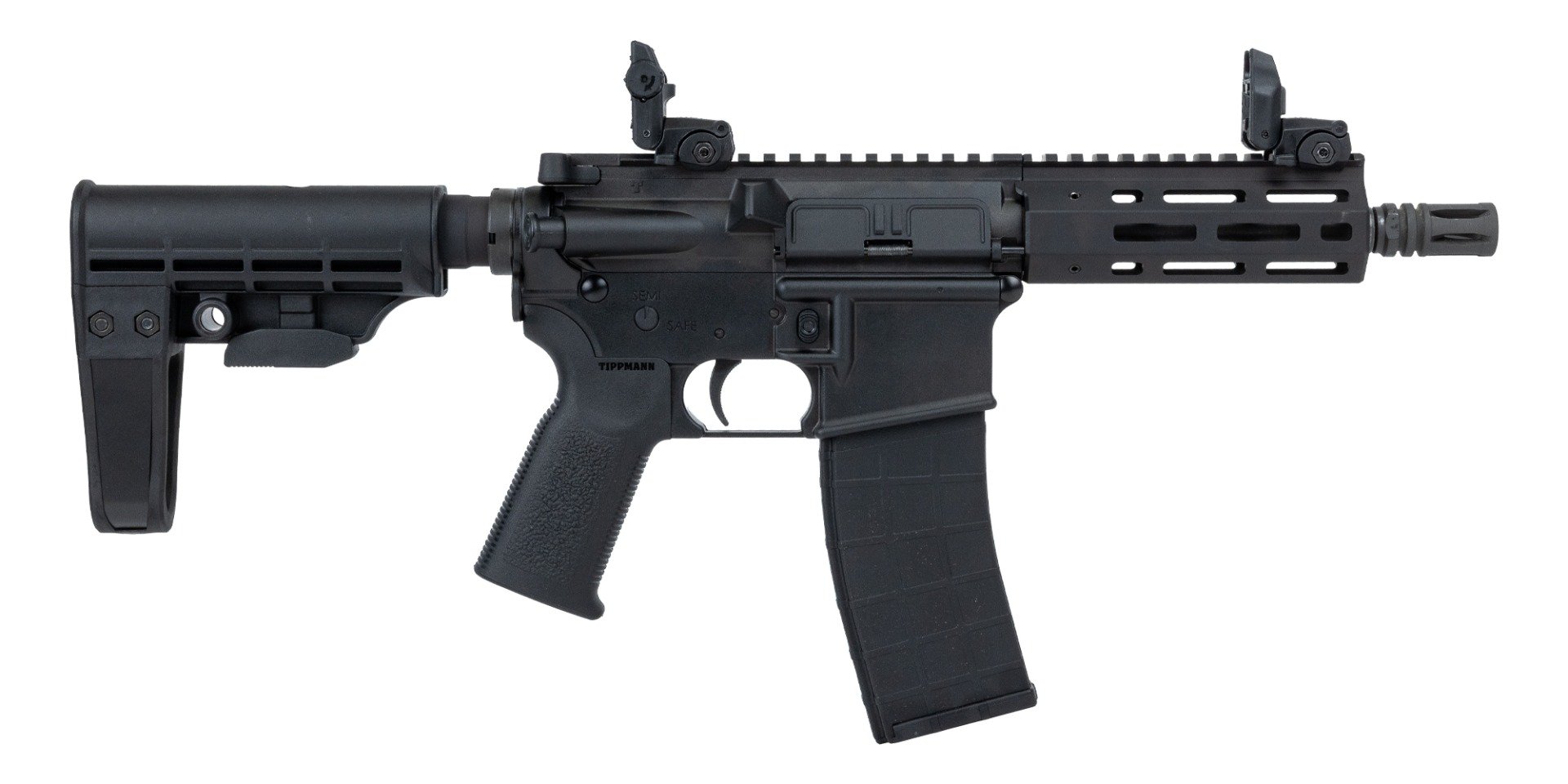 Tippmann Arms M4-22 Micro 7" .22 LR AR-15 Pistol, Black - A101042 - Tippmann Arms