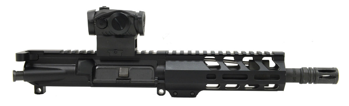 PSA 7.5" Pistol-length 300AAC 1/8 Phosphate 6" Lightweight M-Lok Railed Upper With Romeo 5, BCG, & CH - Palmetto State Armory