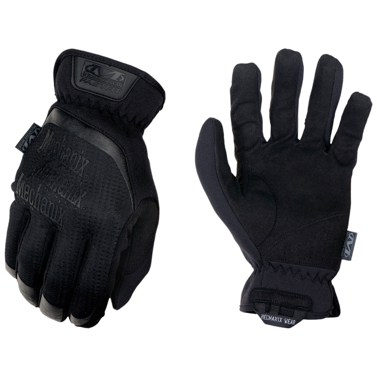 Mechanix Wear FastFit Covert Touchscreen Synthetic Leather, Black, Small - FFTAB-55-008 - Mechanix Gloves
