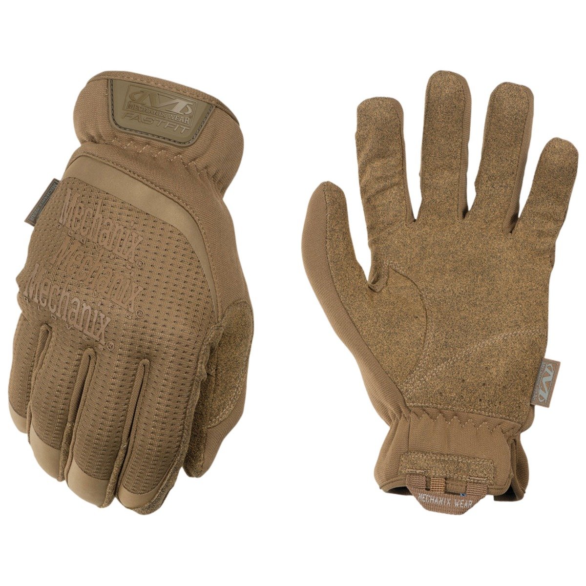 Mechanix Wear FastFit Touchscreen Synthetic Leather, Coyote, Small  - FFTAB-72-008 - Mechanix Gloves