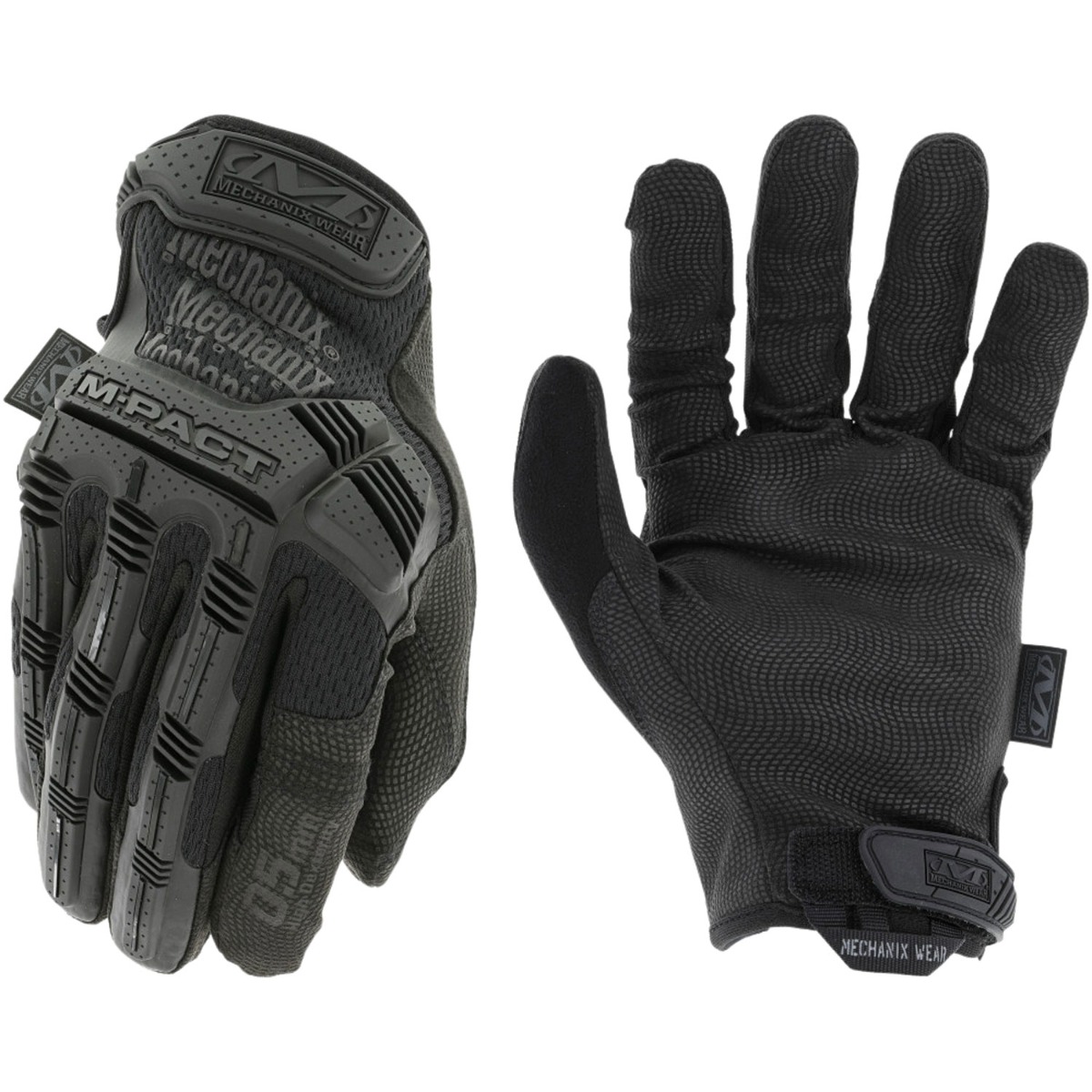 Mechanix Wear M-Pact Touchscreen Suede, Black, Large - MPSD-55-010 - Mechanix Gloves