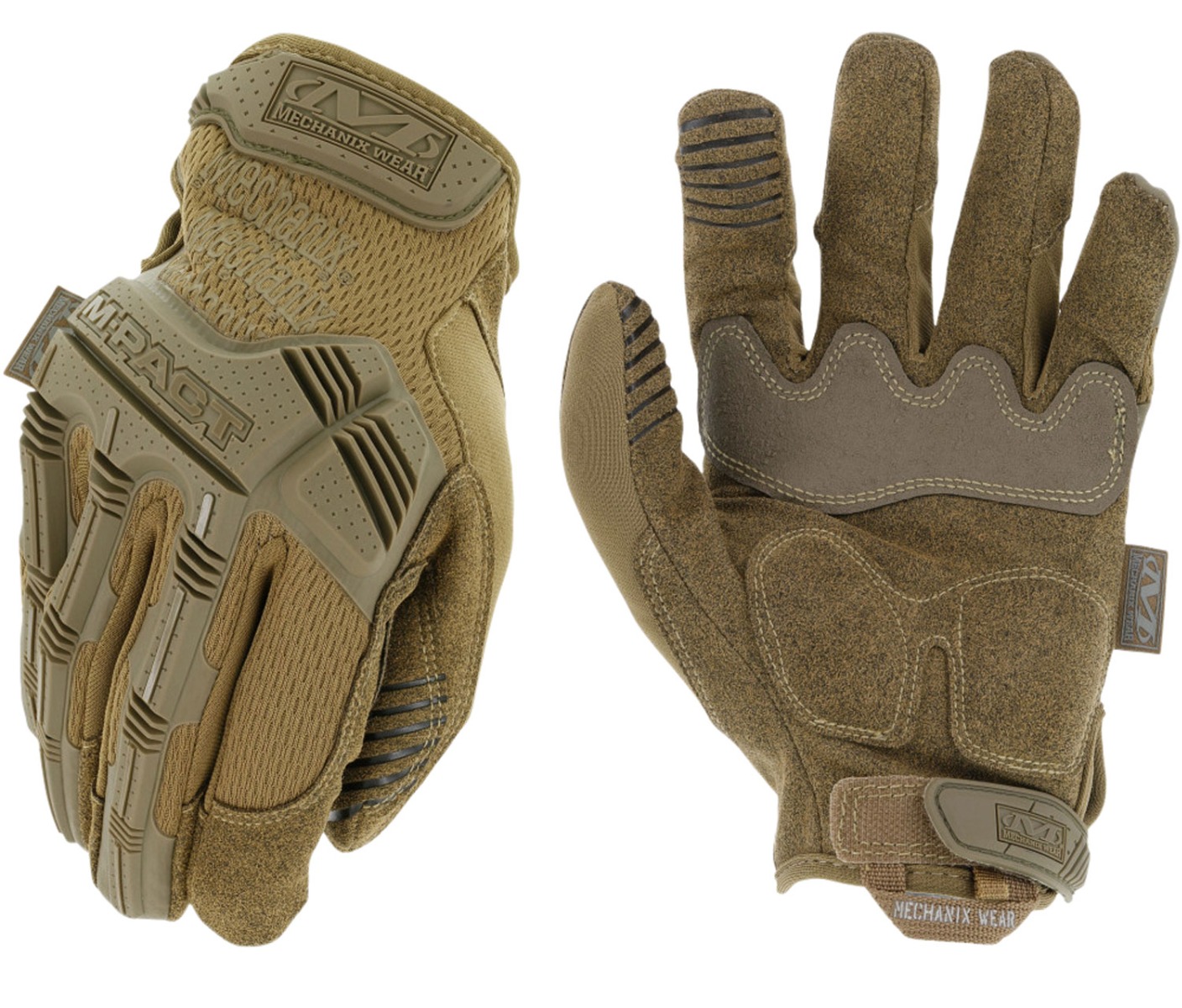 Mechanix Wear M-Pact Synthetic Leather, Coyote, Size XL - MPT-72-010 - Mechanix Gloves