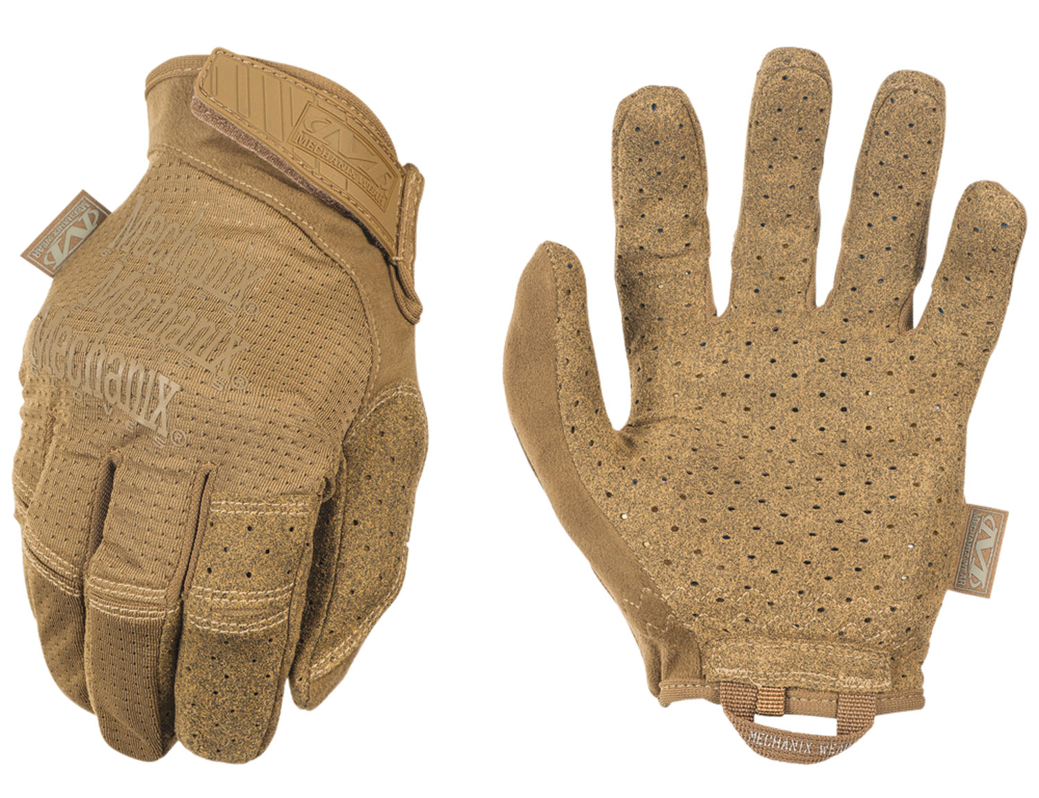 Mechanix Wear Specialty Vent Touchscreen Synthetic Leather, Coyote, Medium - MSV-72-009 - Mechanix Gloves