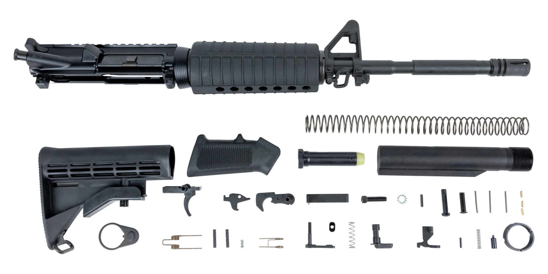 BLEM PSA 16" M4 Carbine-Length 5.56 NATO 1/7 Phosphate Classic Rifle Kit, Black - Palmetto State Armory
