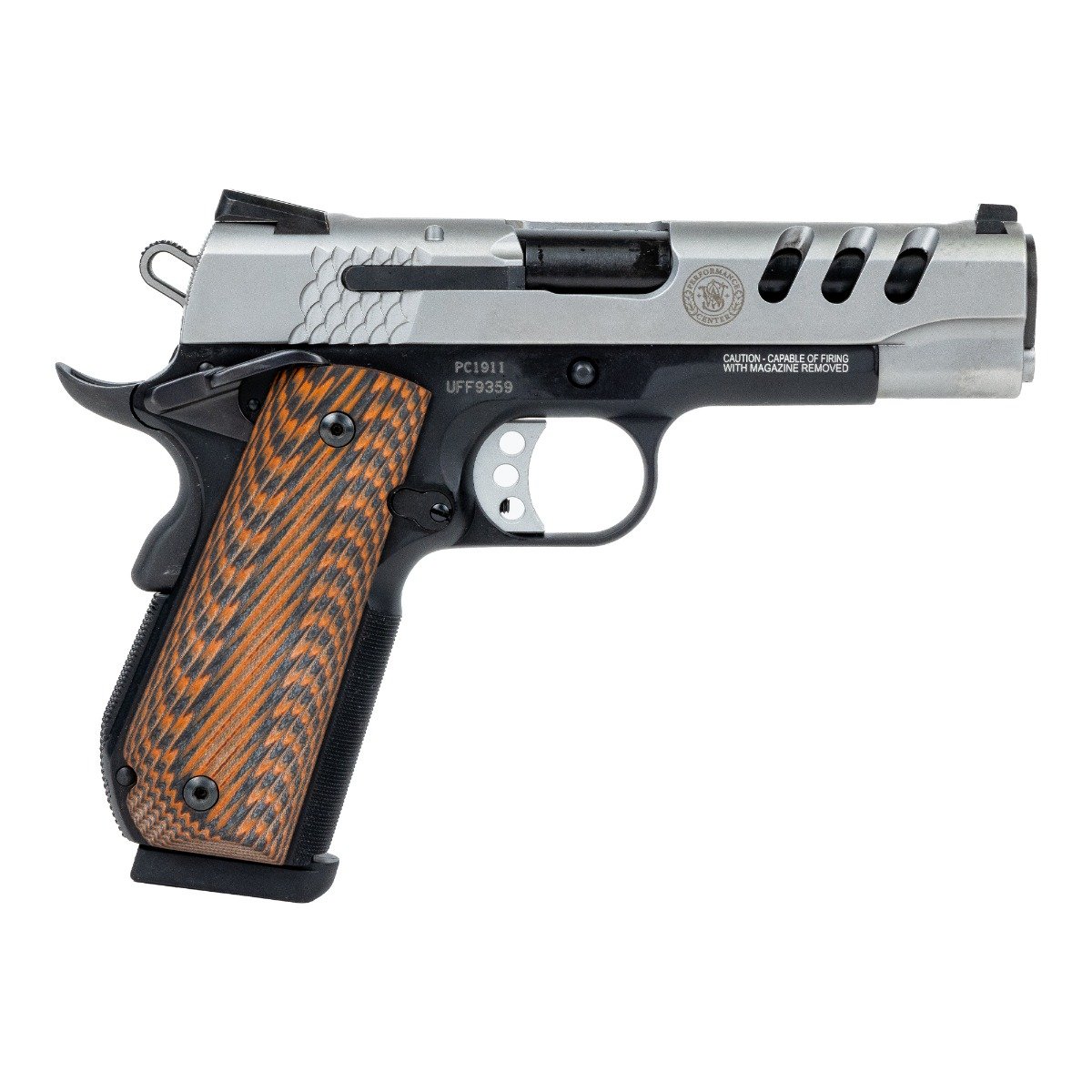 Smith & Wesson PC 1911 Pistol .45 ACP 8rd 4.25", SS  - 170344 - Smith & Wesson