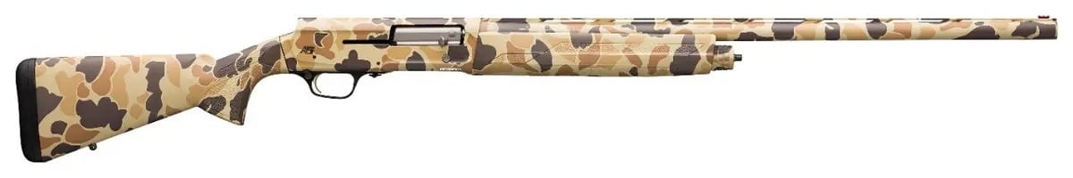 Browning A5 12 Gauge 28" 4rd Semi Automatic Shotgun, Vintage Tan - 0119082004