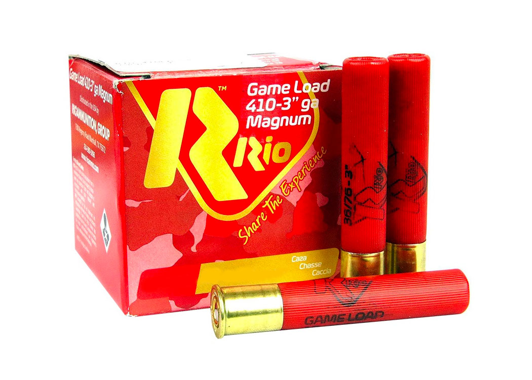 RIO Game Load 11/16oz #8 Shot 3" .410 Gauge Ammo, 25rds - RCHV368 - Rio