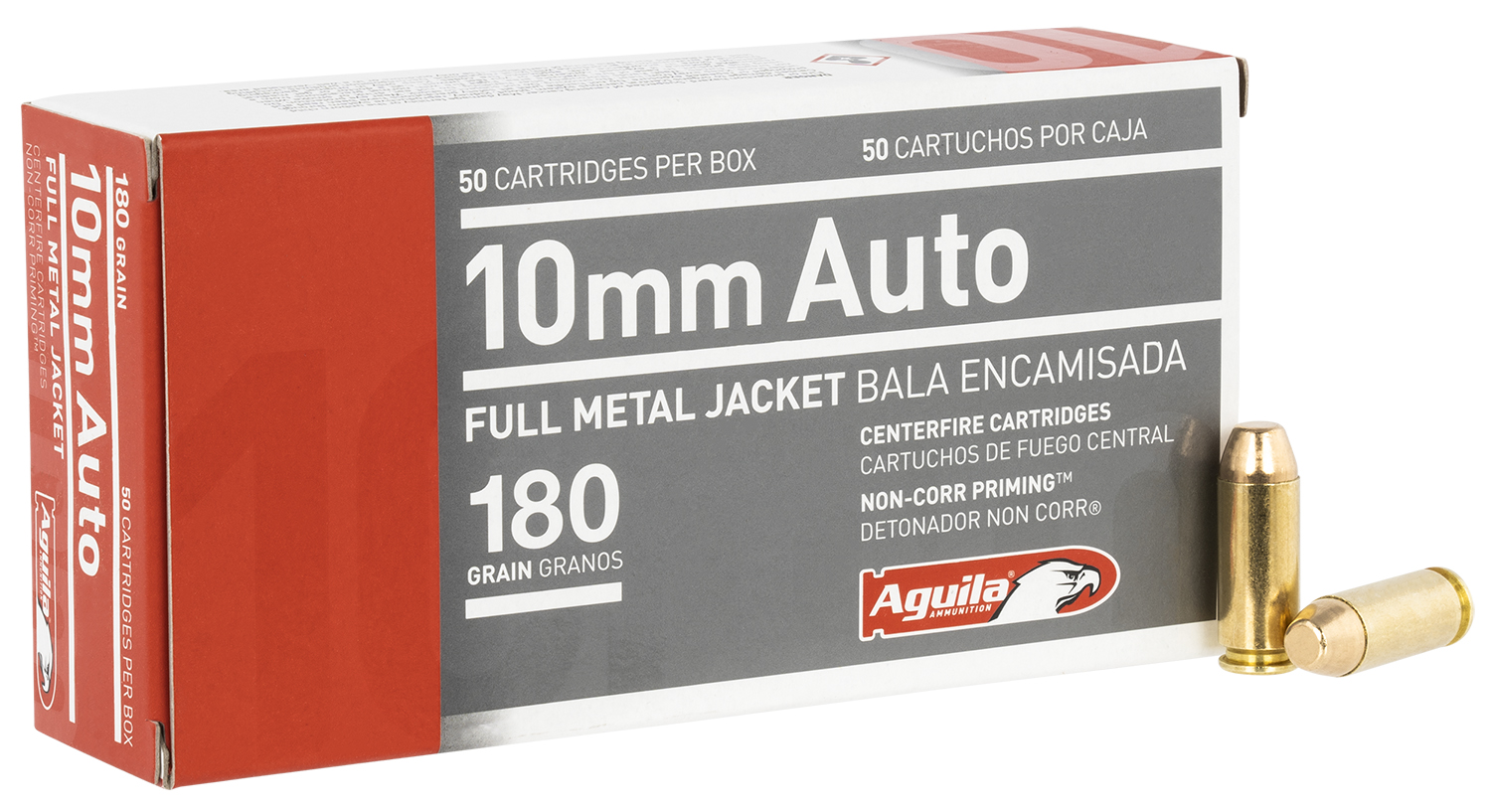 AguilaTarget & Range 10mm Auto 180 gr FMJ 50rds - 1E102110 - Aguila