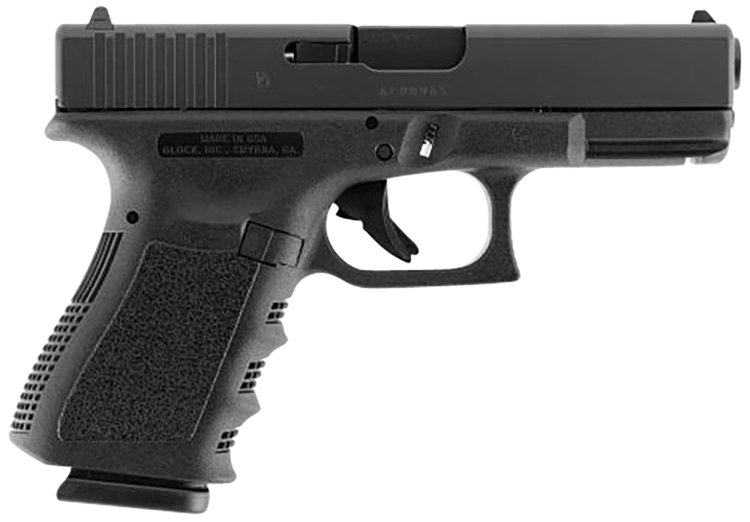 Glock 19 Gen 3 10 Round 9mm Pistol, Black -UI1950201 - Glock