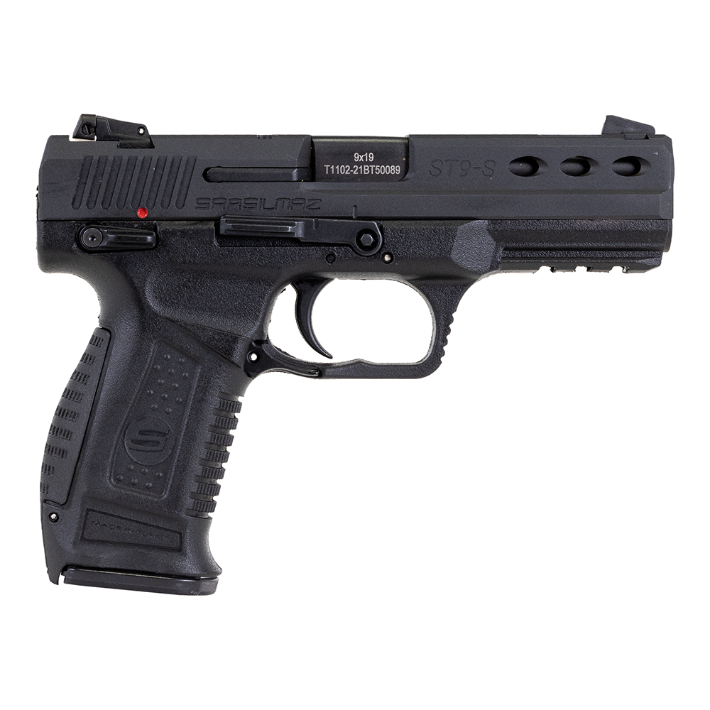 SAR ST9 9mm Pistol 4.4" 17rd, Black - ST9SLBL - SAR USA