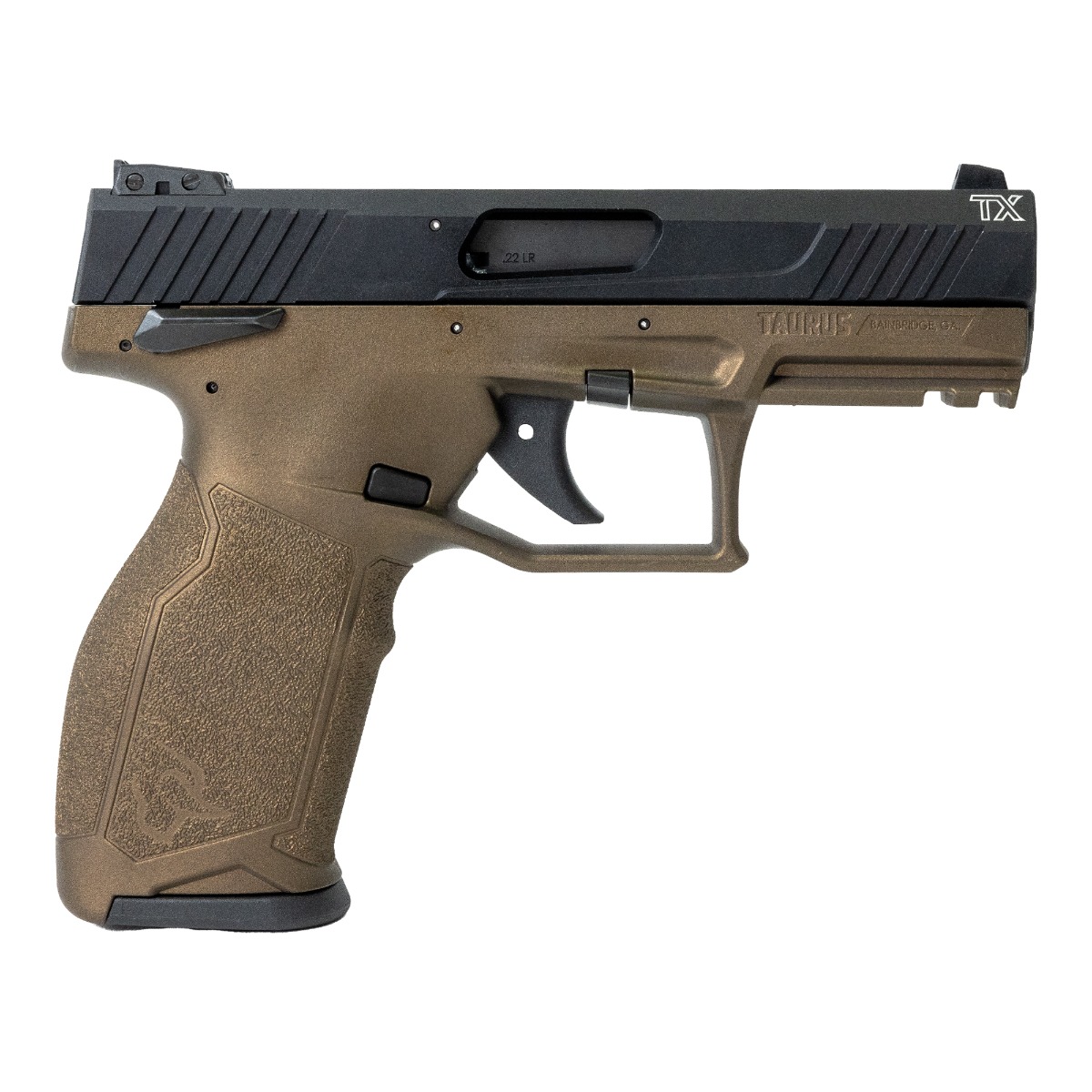 TaurusTX 22 Full Size .22lr Pistol, Midnight Bronze - 1-TX22141L