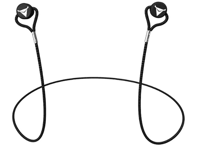 Decibullz Custom Molded Earplug Lanyard, Black- PLG1-CORD - Decibullz