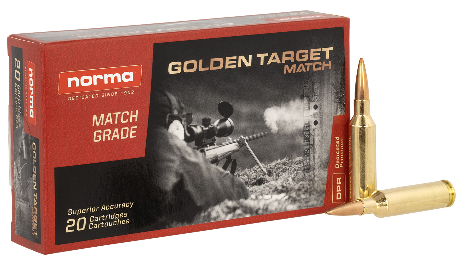 Norma Match 107gr 6MM Creedmoor Ammo, 20rds - 20160392 - Norma