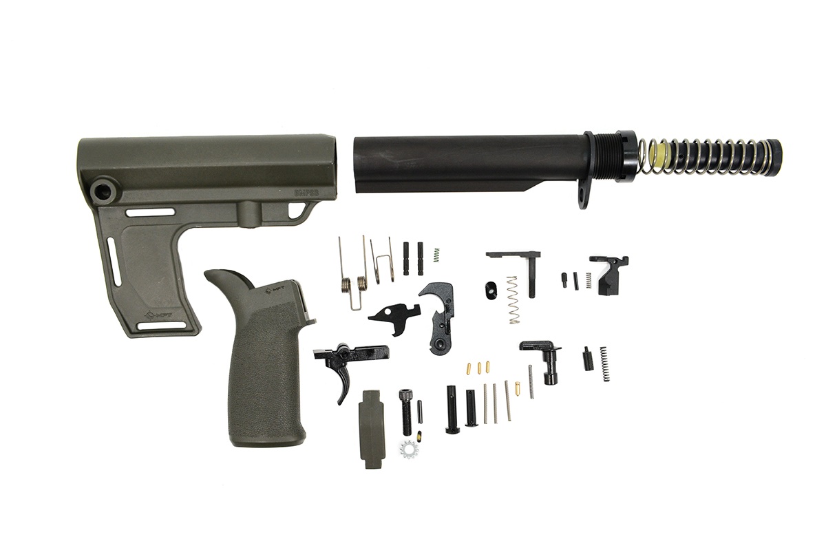 PSA MFT Battlelink Pistol Lower Build Kit, ODG - Palmetto State Armory