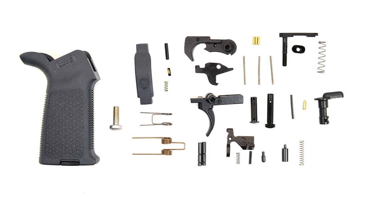 PSA MOE Lower Parts Kit, Gray - Palmetto State Armory