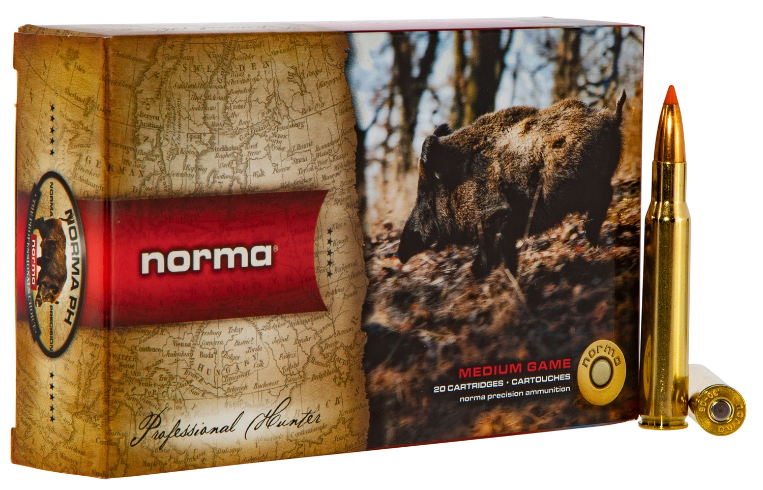 Norma Tipstrike 170gr .30-06 Springfield Ammo, 20rds  - 20174142 - Norma