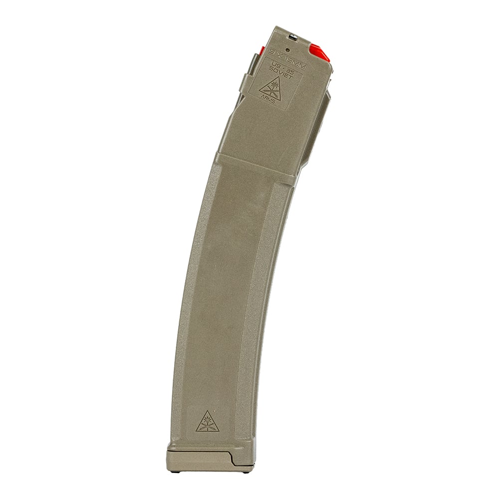 PSA AK-V 9x19mm U9 35 Round Patterned Magazine, Flat Dark Earth - Palmetto State Armory