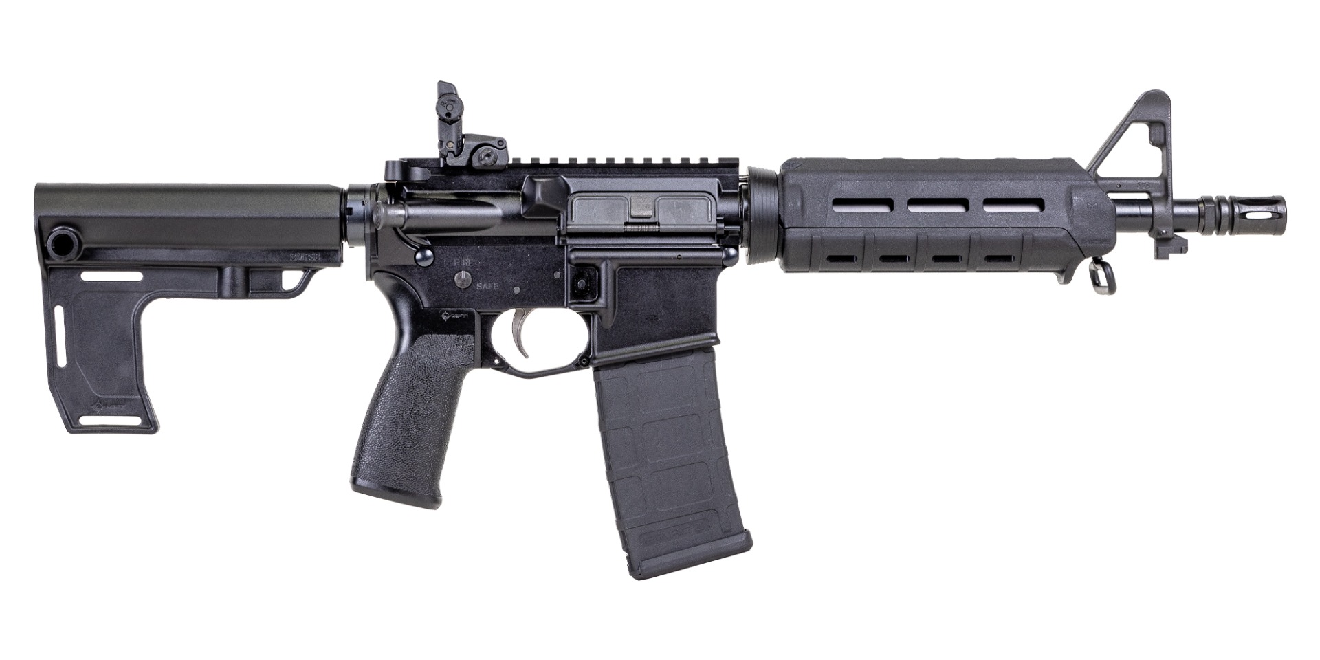 PSA AR-15 Pistol 5.56 10.5" CARBN Nitride MOE EPT MFT Battlelink, Black - Palmetto State Armory