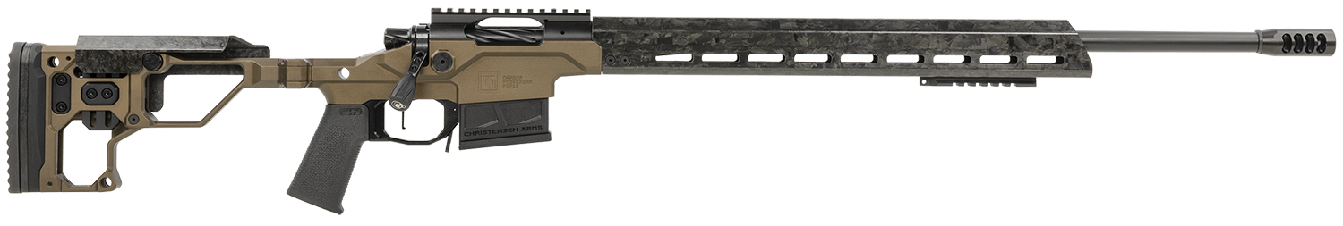 Christensen Arms Modern Precision 308 Win 20" 5rd Bolt Action Rifle w/ Threaded Barrel, Desert Brown - 801-03008-01 - Christensen Arms