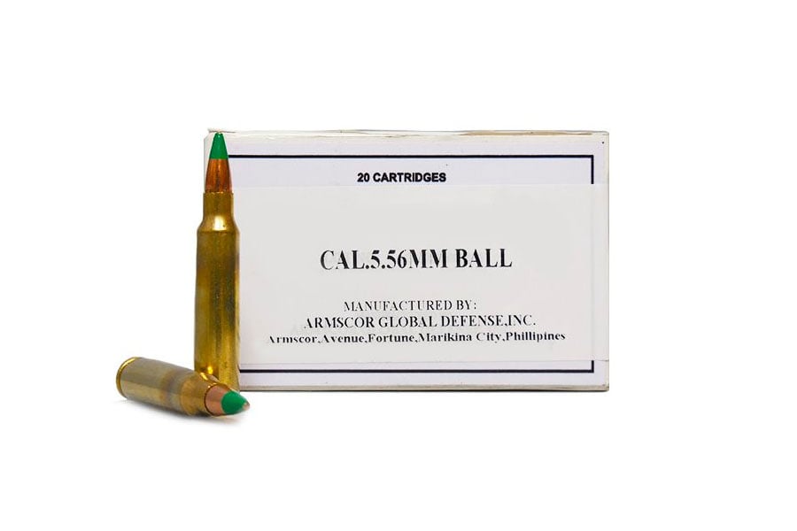 Armscor Copper FMJ 62gr 5.56mm Ammo, 20 rounds - 50173 - Armscor