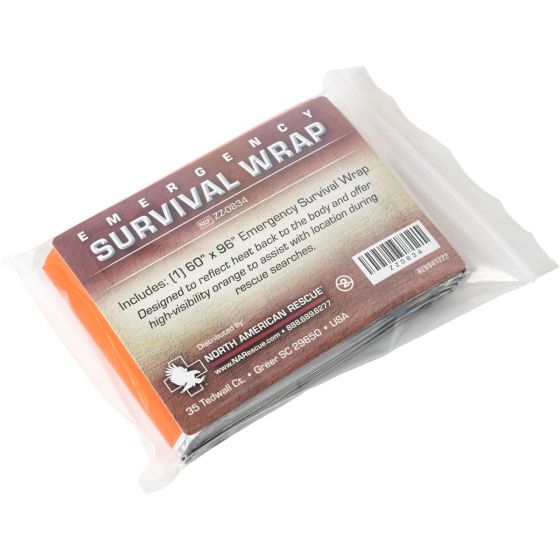 NAR Emergency Survival Wrap, Orange - ZZ-0834 - North American Rescue