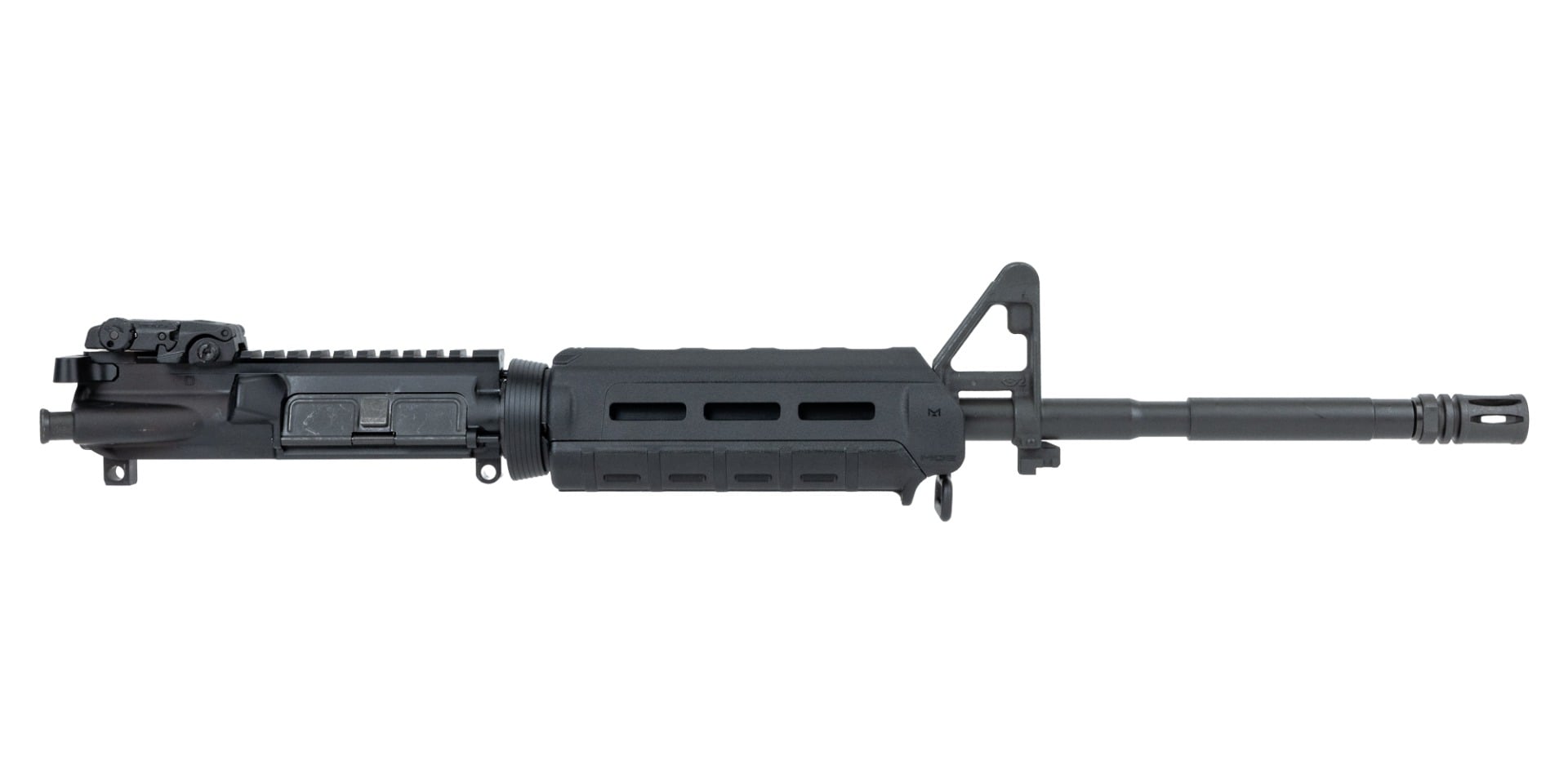 PSA 16" M4  5.56 NATO 1/7 Phosphate MOE Upper With BCG, CH, & Rear MBUS - Black - Palmetto State Armory
