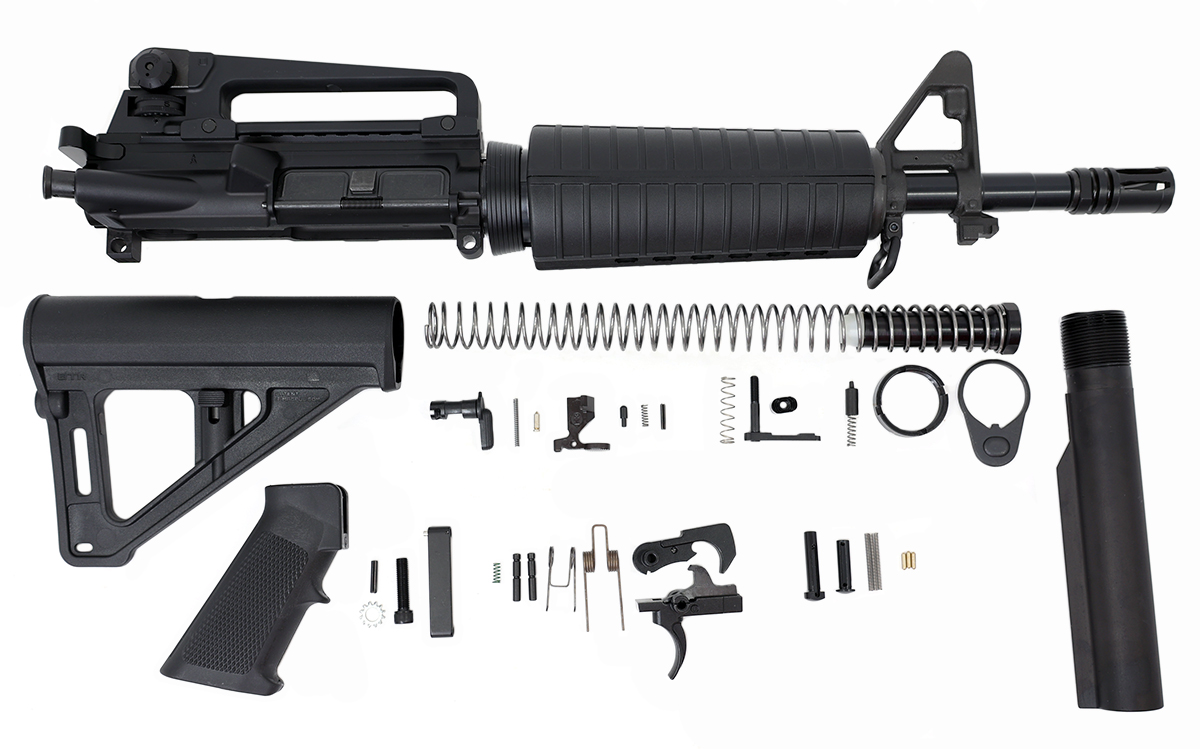 PSA 11.5" Carbine-Length 5.56 NATO 1/7 Phosphate BTR Classic Pistol Kit w/Carry Handle - Palmetto State Armory