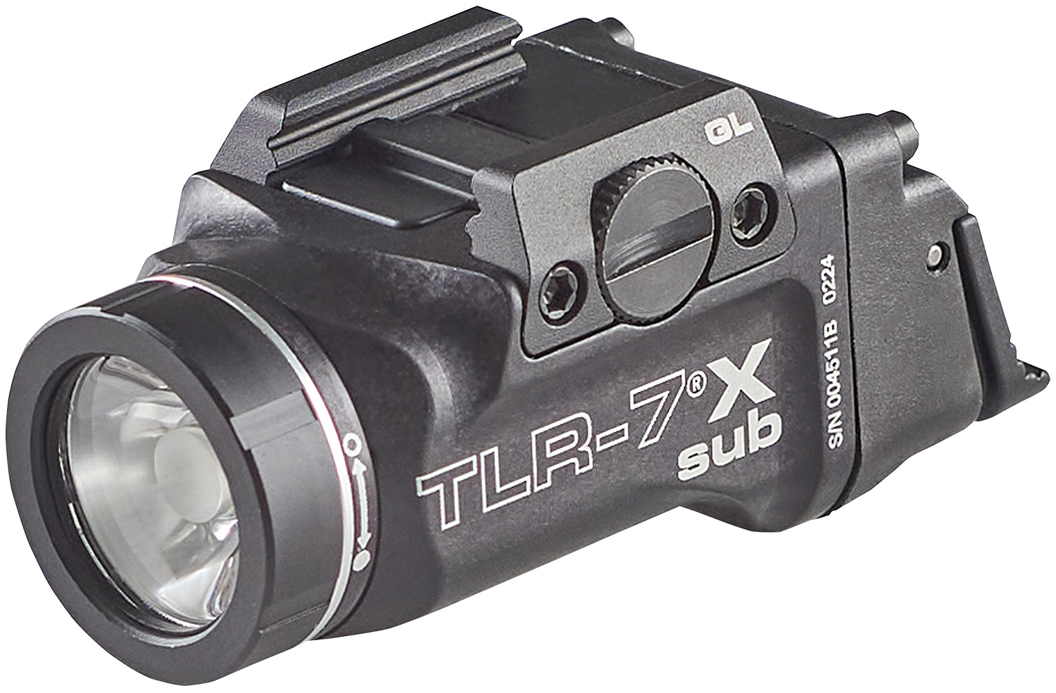 Streamlight TLR-7X Sub Ultra Compact Glock 43X/48 Weapon Light, Black - 69400