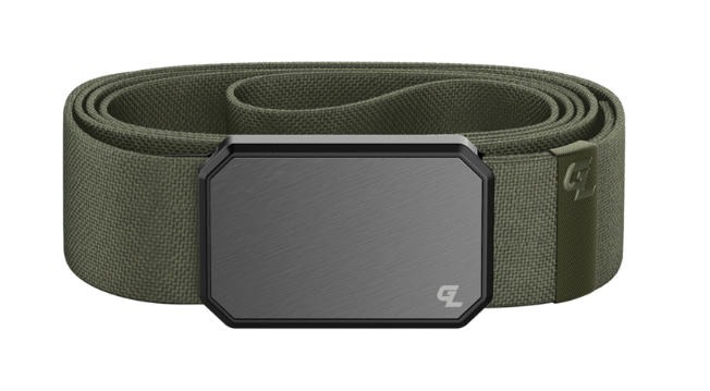 Groove Life Nylon Belt - Olive/Gun Metal - Groove Life