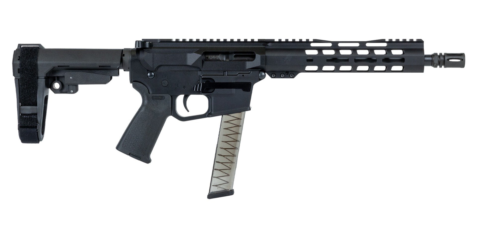 BLEM PSA 10.5" 9mm 1:10 9" Lightweight M-Lok MOE SBA3 Pistol - Palmetto State Armory