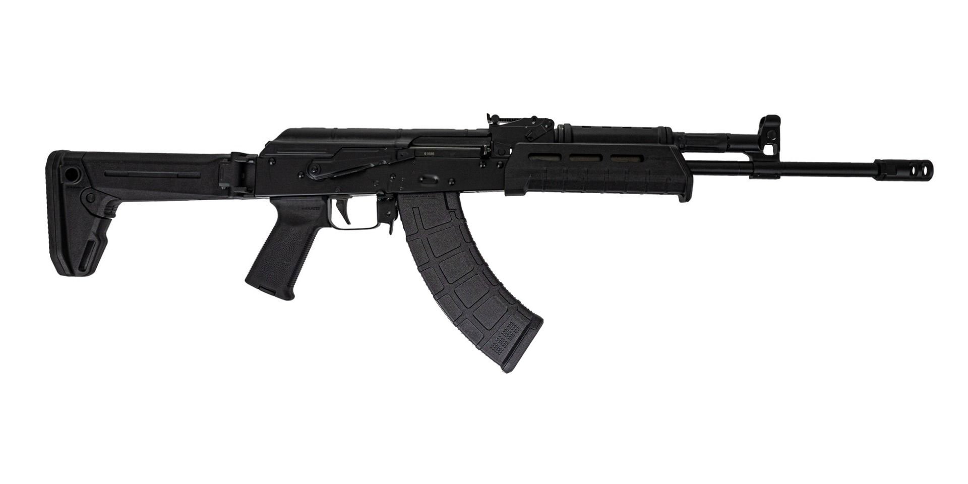 PSAK-47 GF5-E MOEkov Rifle with ALG Trigger and Toolcraft Trunnion and Bolt, Black - Palmetto State Armory