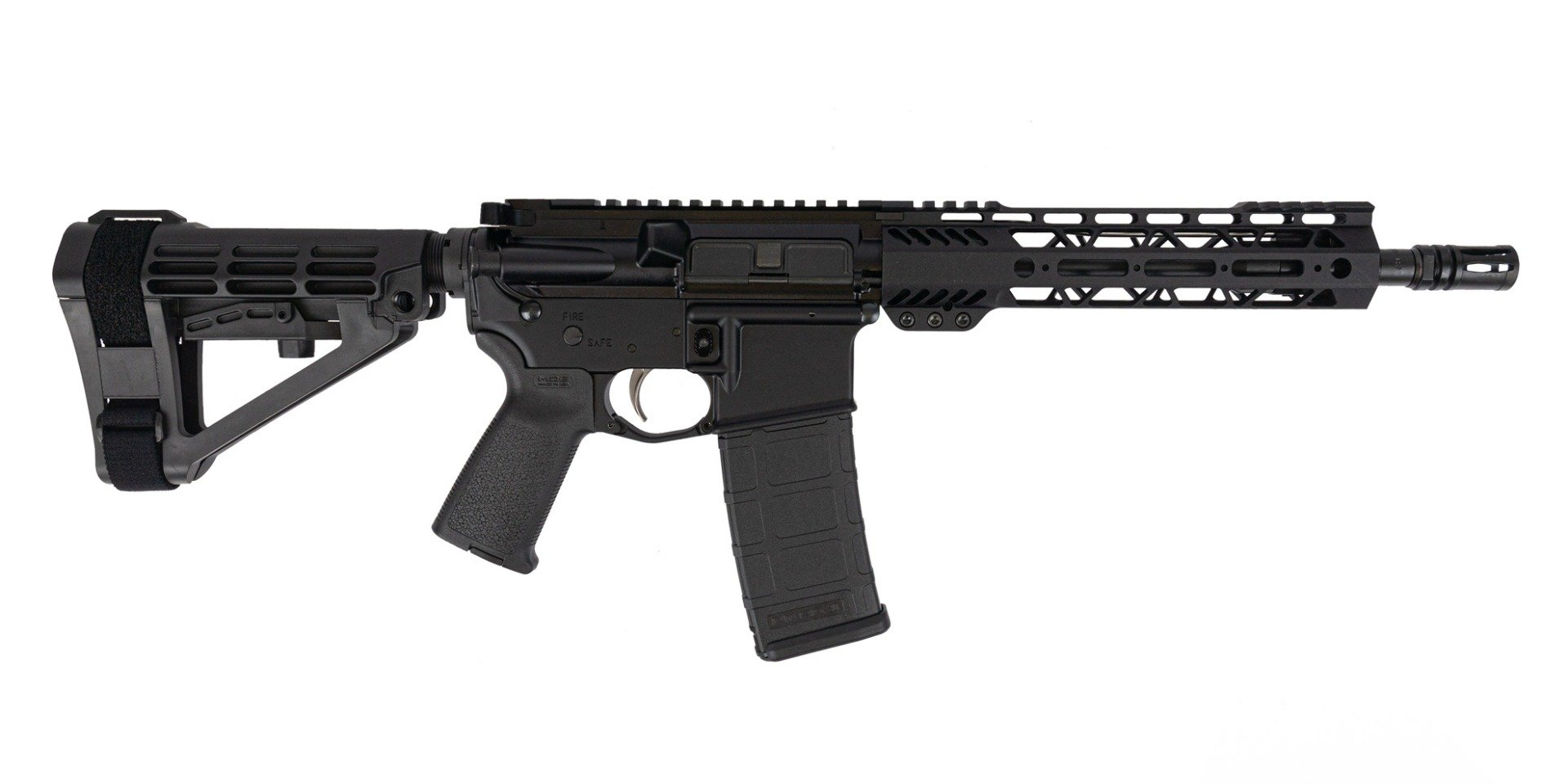 PSA AR-15 Pistol 5.56 10.5" 1/7 Phos. 9" LTWT M-Lok MOE EPT SBA4 - Palmetto State Armory