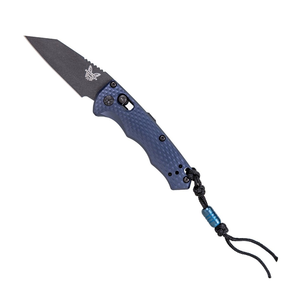 Benchmade Full Immunity Folding Wharncliffe Knife, Crater Blue - 2900BK - Benchmade