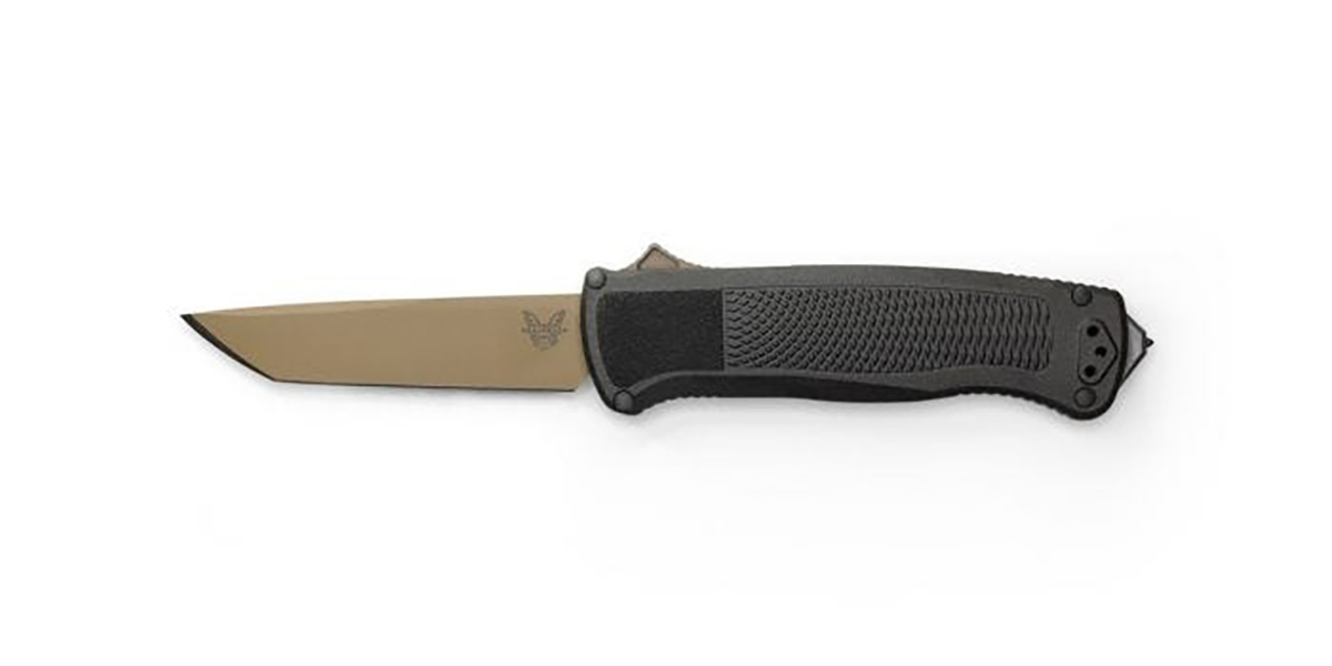 Benchmade Shootout Knife, Flat Earth Finish - 5370FE - Benchmade