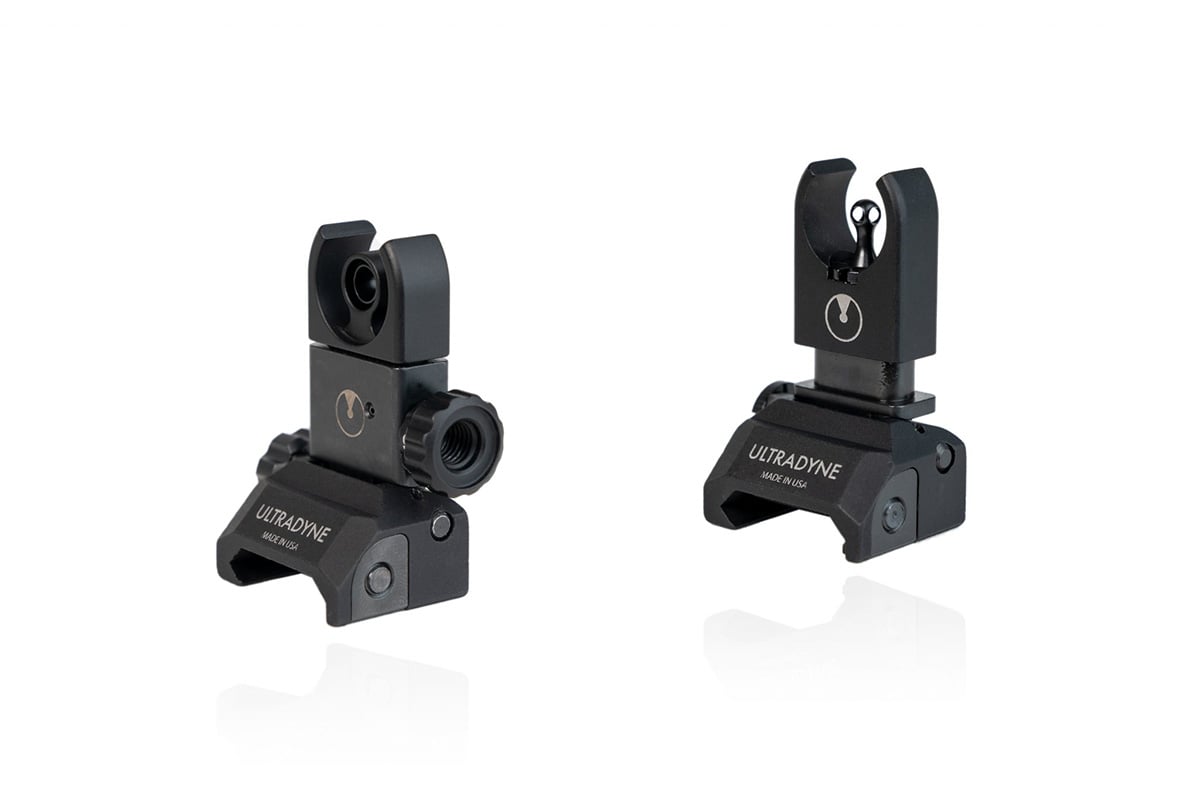 Ultradyne C4 Folding Front and Rear Sight Combo - UD10480 - Ultradyne