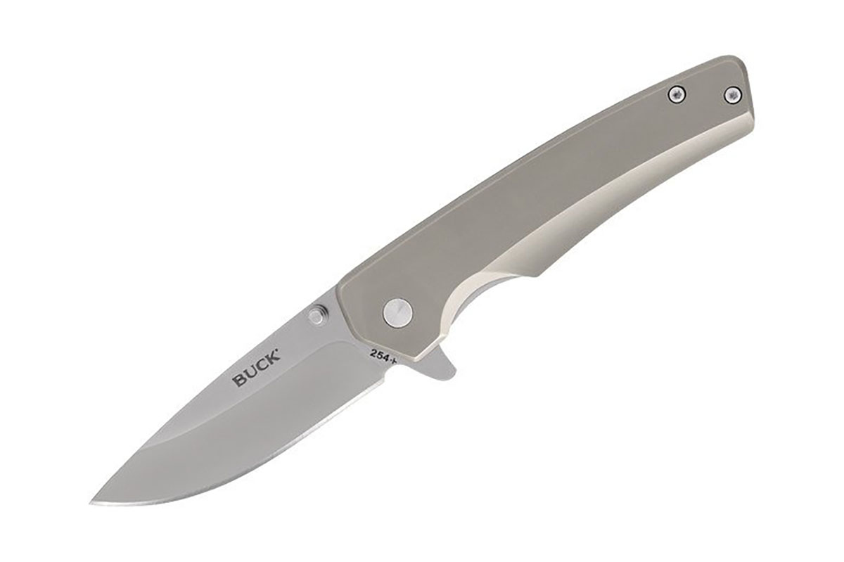 Buck Odessa Drop Point Knife, Satin Stainless Steel - 0254SSS