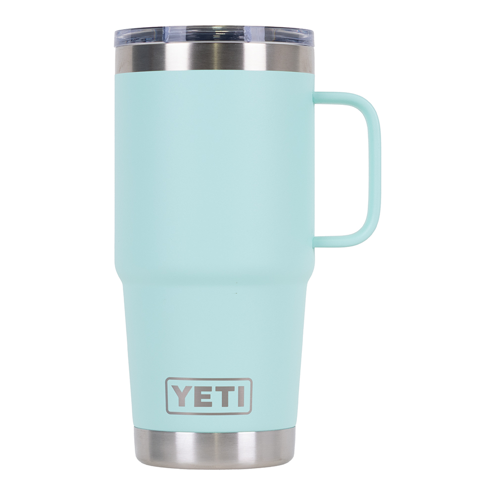 Yeti Rambler 20 oz Travel Mug, Seafoam