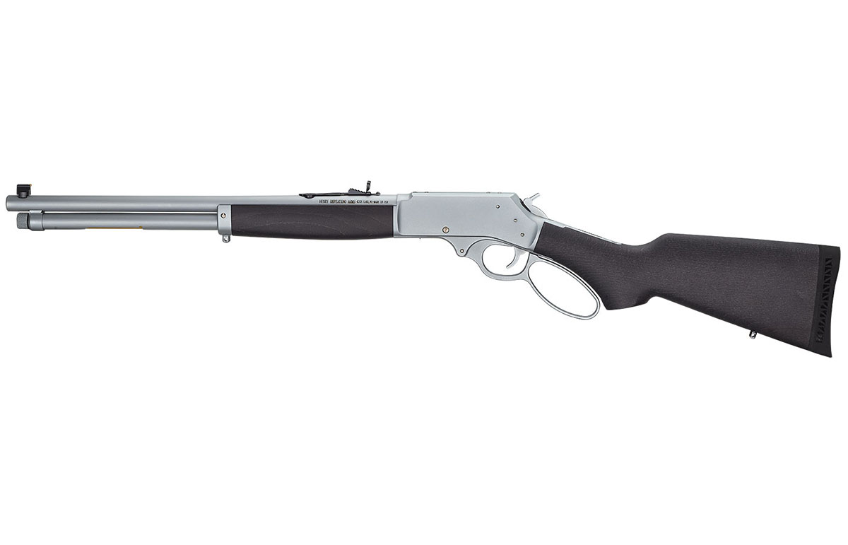 Henry All Weather Side Gate 45-70 Gov. Lever Action Rifle, Stainless Steel - H010GAW - Henry