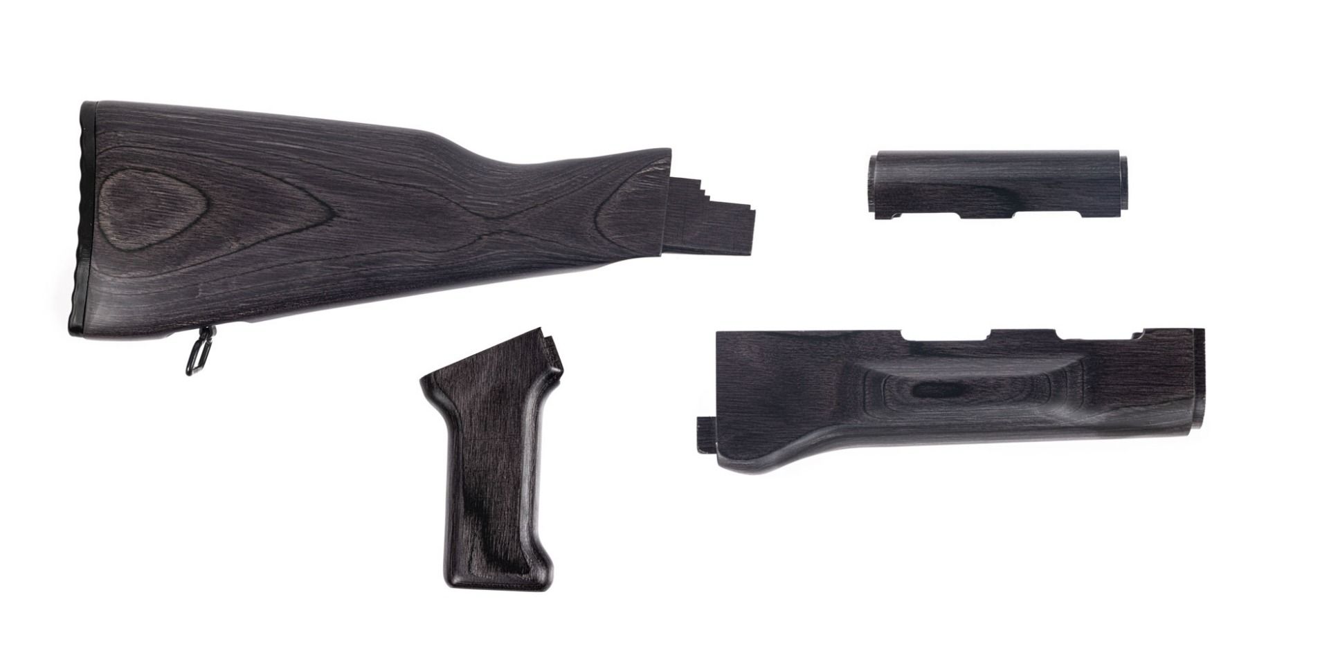 BLEM PSA AK Black Satin Wood Furniture Set - Palmetto State Armory