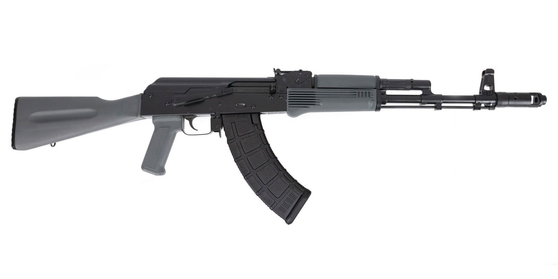 PSA AK-103 Premium Forged Classic Polymer Rifle with Cleaning Rod, Gray - Palmetto State Armory